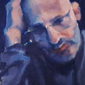 Autorretrato serie 1-4 - 2024 / Óleo sobre papel tela.