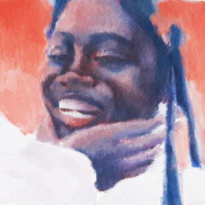 Mulata serie 1-4 - 2024 / Óleo sobre papel tela.