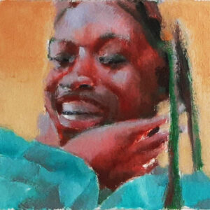 Mulata serie 1-5 - 2024 / Óleo sobre papel tela.