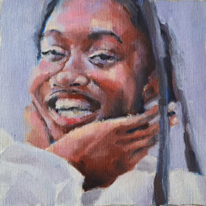 Mulata serie 1-7 - 2024 / Óleo sobre papel tela.