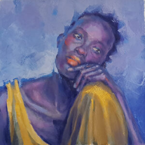 Mulata serie 2-2 - 2024 / Óleo sobre papel tela.