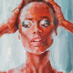 Mulata serie 3-1 - 2024 / Acrílico sobre papel tela.