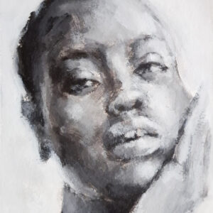 Mulata serie 6-2 - 2025 / Acrílico sobre papel tela.