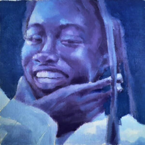 Mulata serie 1-1 - 2024 / Óleo sobre papel tela.