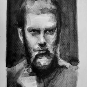 Modelo 14 - 2022 / Acuarela sobre papel.