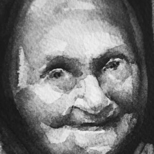 Modelo 23 - 2023 / Acuarela sobre papel.