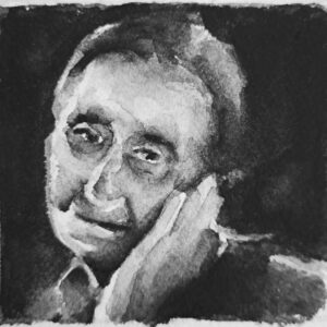 Modelo 24 - 2023 / Acuarela sobre papel.