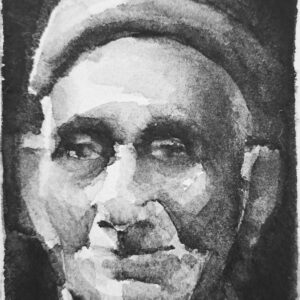 Modelo 26 - 2023 / Acuarela sobre papel.