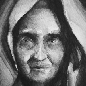 Modelo 27 - 2023 / Acuarela sobre papel.