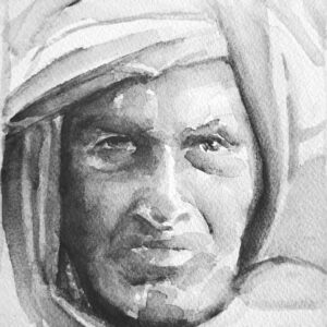 Modelo 29 - 2023 / Acuarela sobre papel.