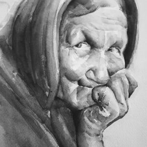 Modelo 31 - 2023 / Acuarela sobre papel.