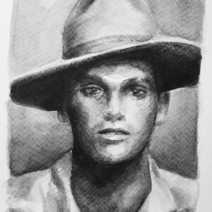 Modelo 8 - 2022 / Acuarela sobre papel.