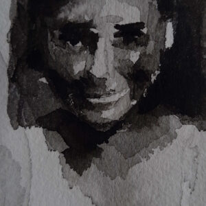 Chica - 2022 / Acuarela sobre papel.