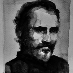 Modelo 1 - 2022 / Acuarela sobre papel.