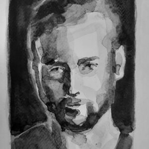 Modelo 11 - 2022 / Acuarela sobre papel.