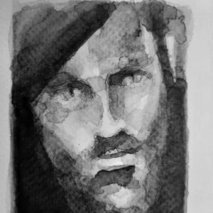 Modelo 12 - 2022 / Acuarela sobre papel.