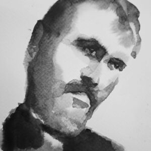 Modelo 16 - 2022 / Acuarela sobre papel.