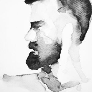 Modelo 17 - 2022 / Acuarela sobre papel.