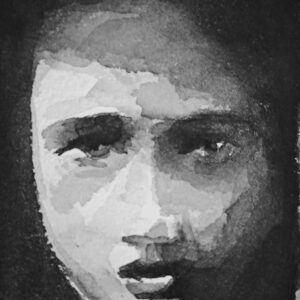 Modelo 19 - 2022 / Acuarela sobre papel.