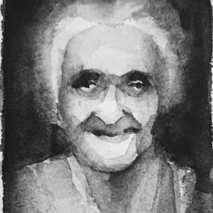 Modelo 21 - 2022 / Acuarela sobre papel.