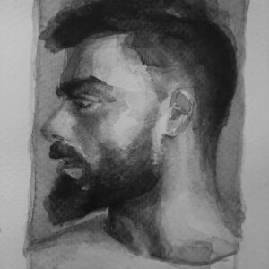 Modelo 6 - 2022 / Acuarela sobre papel.