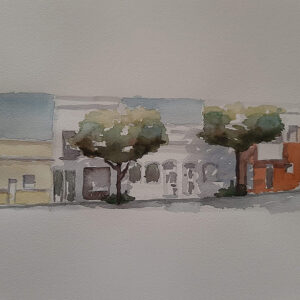 La Macarena 1 - 2021 / Acuarela sobre papel.