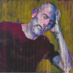 Autorretrato serie 4-4 - 2024 / Lápices de color sobre papel.