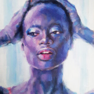 Mulata serie 3-2 - 2025 / Acrílico sobre papel tela.